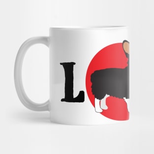 Love Corgi Tri Color Dog Mug